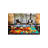 Blue And Orange Themed Floral Decorative Washable Carpet-210404675