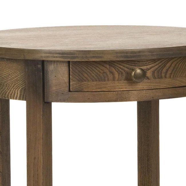 Table de bout avec rangement hanna, Chêne