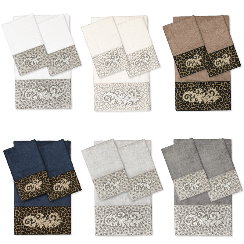  3 Piece Turkish Cotton Towel Set, Midnight Blue