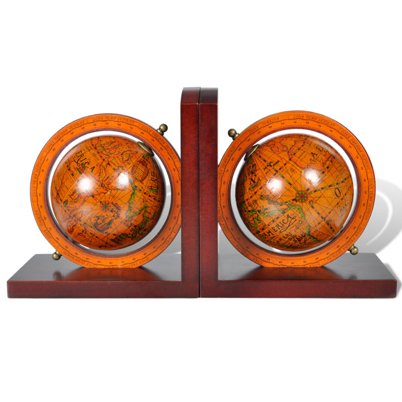 Traditional Wood Bookends