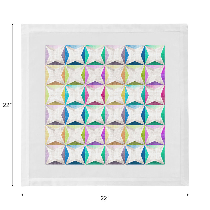 Truiq Happy Cotton Sateen Dinner Napkins