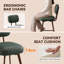 Swivel Upholstered Faux Leather Bar Stool-437404459