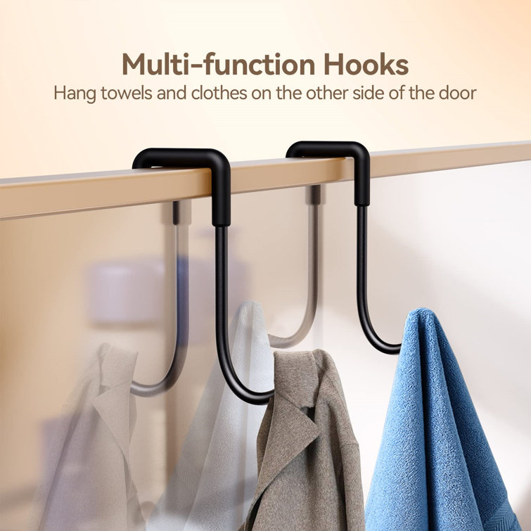 Rebrilliant Boba Hooks Stainless Steel Shower Caddy