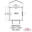 9 x 9 Ft. Barnsdale Log Cabin-1366794964