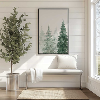 «Whispering Spruce Shadows I», reproduction sur toile