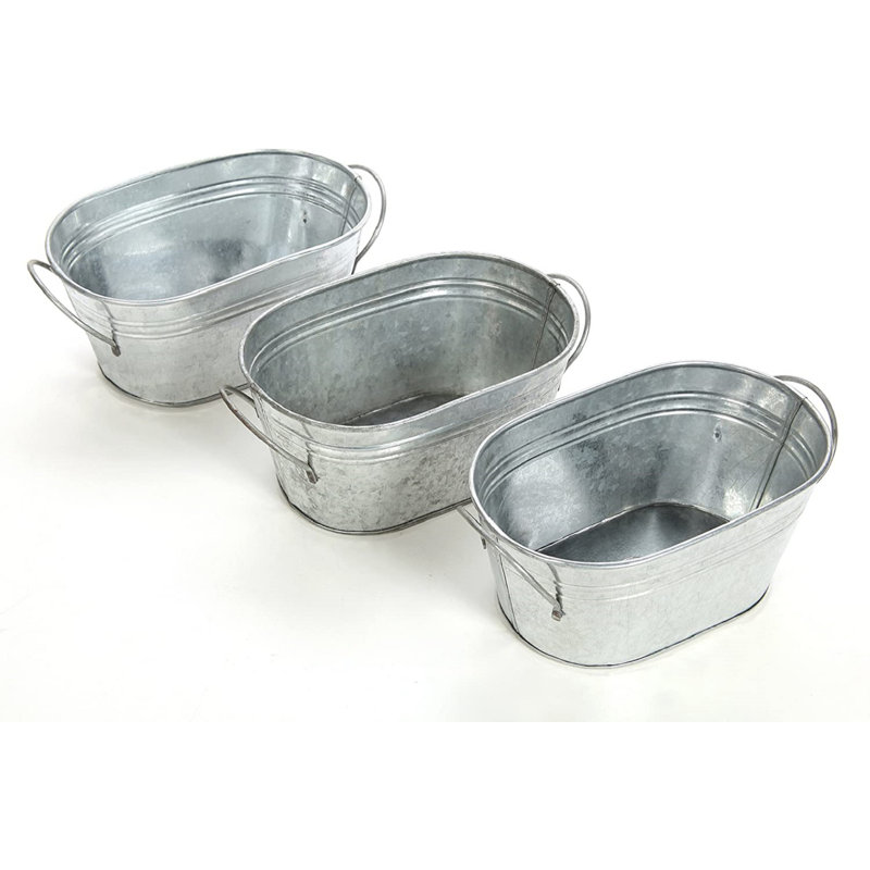 Ensemble de pots à fleurs 3 pièces Lakshmy, 3, H 3,5 po x l 8,5 po x P 5 po
