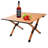 Stribling Square Metal Outdoor Folding Picnic Table