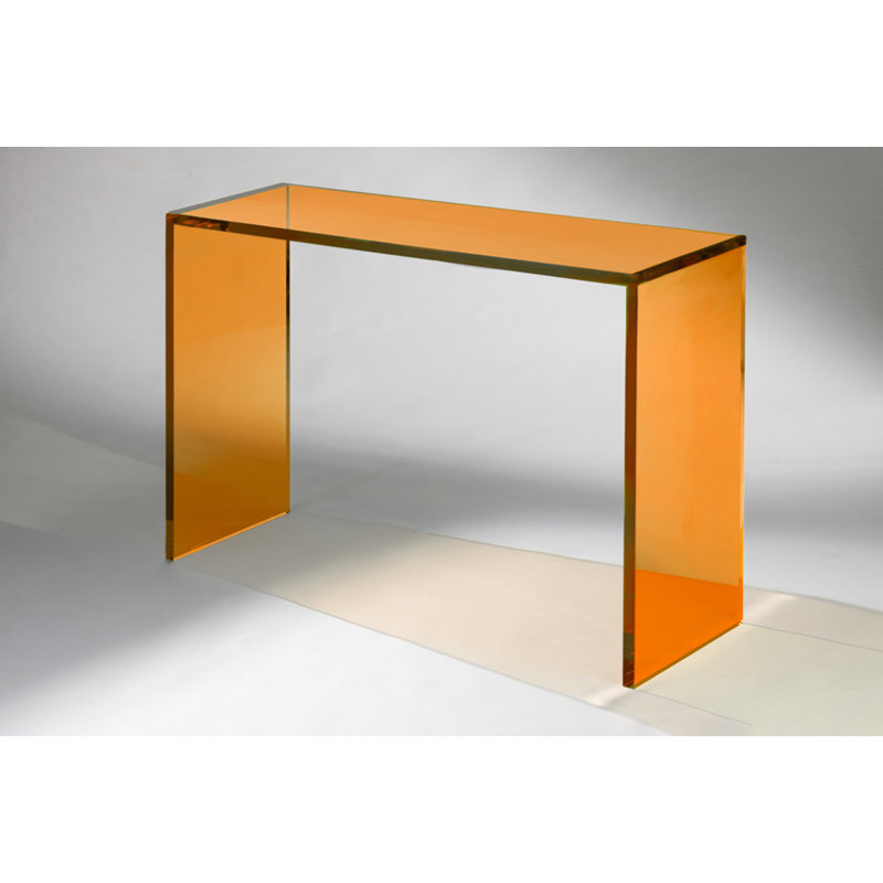 Zacery 48'' Console Table, orange