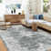 Machine Washable Area Rug for Living Room Vintage Bedroom Rug Non Slip Throw Rugs Soft Non Shedding Low Pile Stain Resistant Carpet for Dining Room