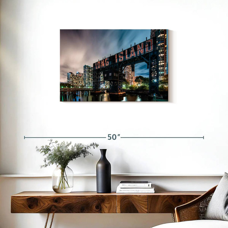 Plaque Harpa Long Island, H 20 po x l 30 po