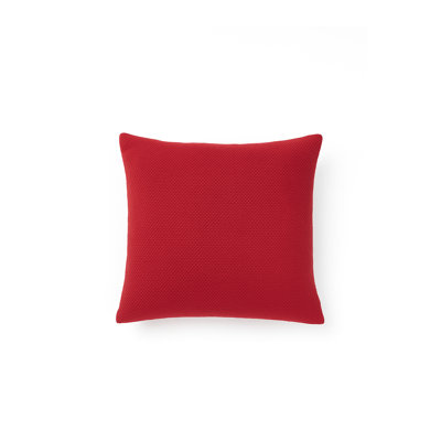 Red Drift Weave Indoor Outdoor Pillow 20x20