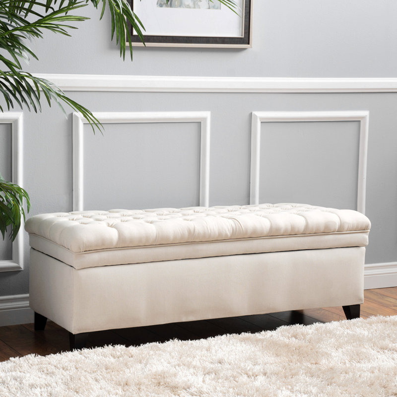 OTTOMAN DE RANGEMENT JULiana, Beige