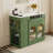 French Retro Green Dining Table