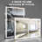 AMANI Rectangular Modern High Lumen Lighted LED Anti-Fog Dimmable Wall Mounted Bathroom Vanity Mirror-92802118