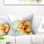 Magnifique dessin de fleur jaune - coussin imprimé floral-29597770-29597773