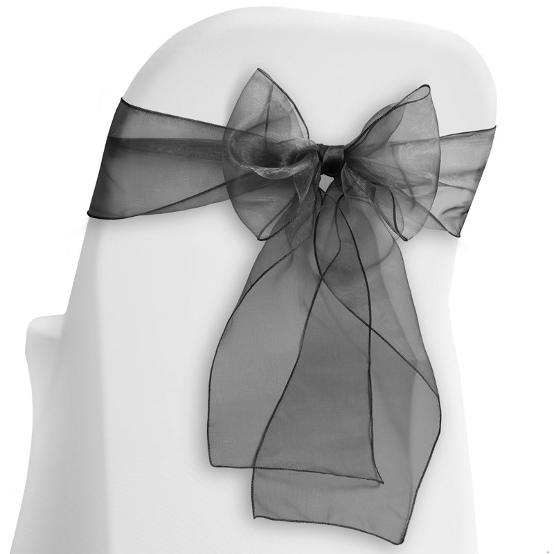 Ceintures de lit Organza, Noir