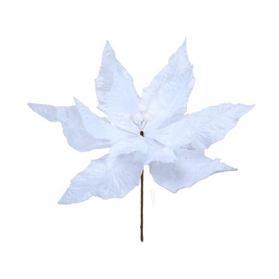 1Pcs Décoration d'arbre de Noël fleur de Simulation - Matériau de tissu Fleur de Simulation - Décoration de scène de mariage / fête / couloir - Cadeau des Fêtes