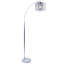 Élégante lampe arquée en cristal