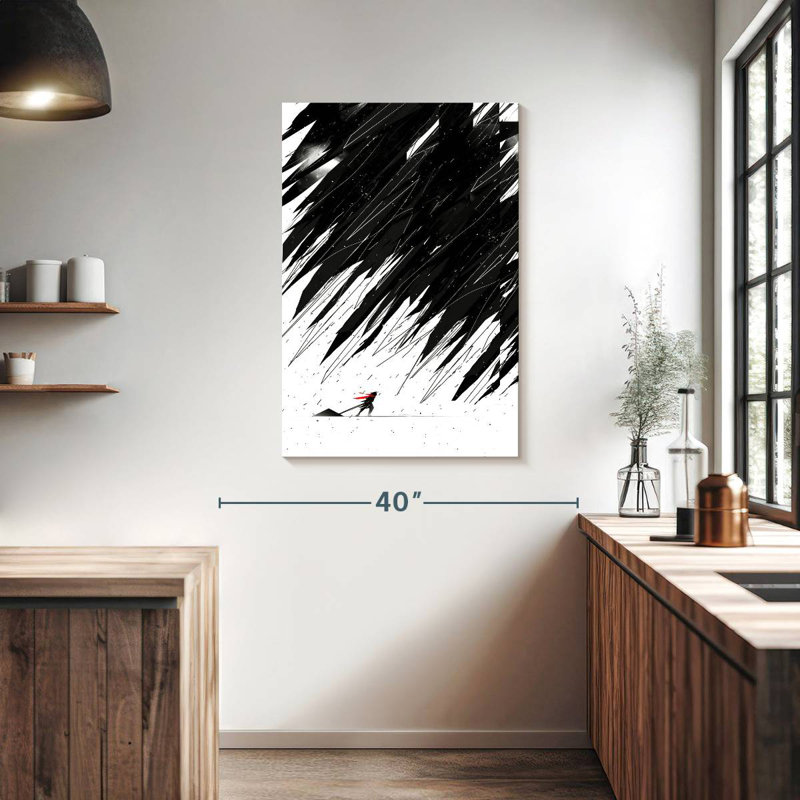 Tempête géométrique, H 39 po x l 26 po