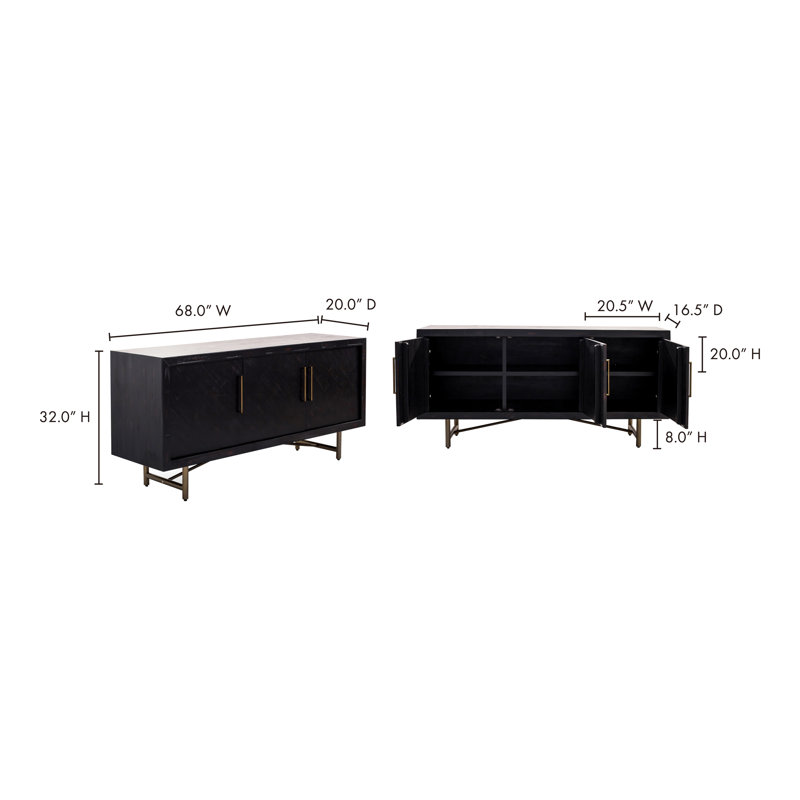 Dana 68" Wide Buffet Table