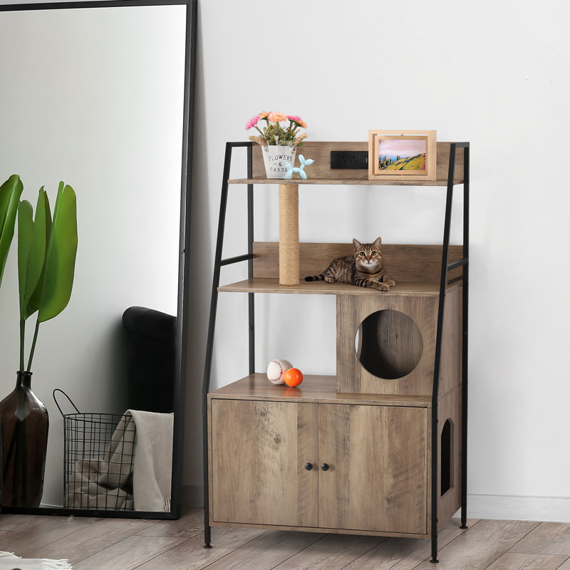 Litter Box Cover, Light Brown