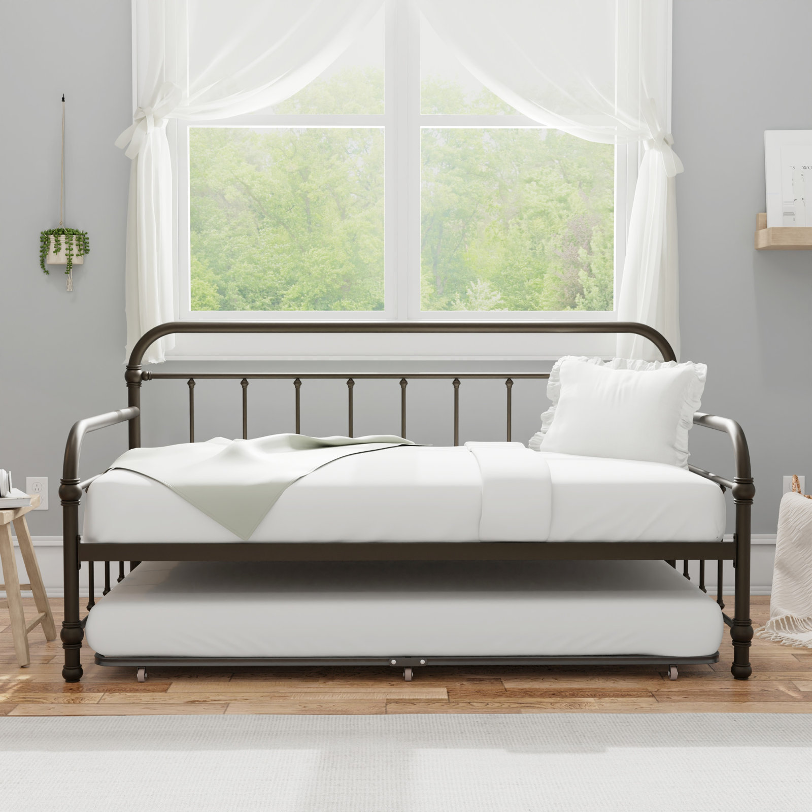 Shumacker Daybed with Trundle, Bronze