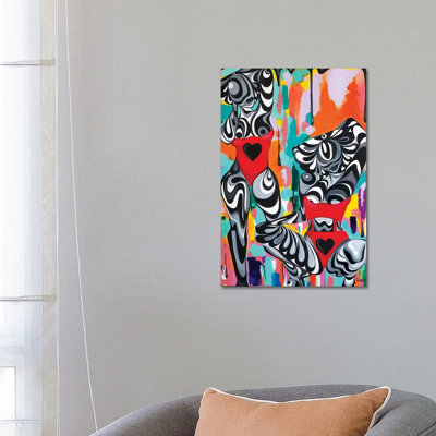 " Domino " by Pinklomein Painting Print