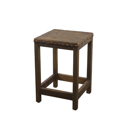Counter Stool with Solid Wood Frame