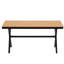 Excellent choix pour les espaces extérieurs avec chaises en PE et table en bois en plastique-99704039