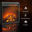Fireplace TV Stand with Mount and Power Outlet for 55/60/65/75" TVs-384368265