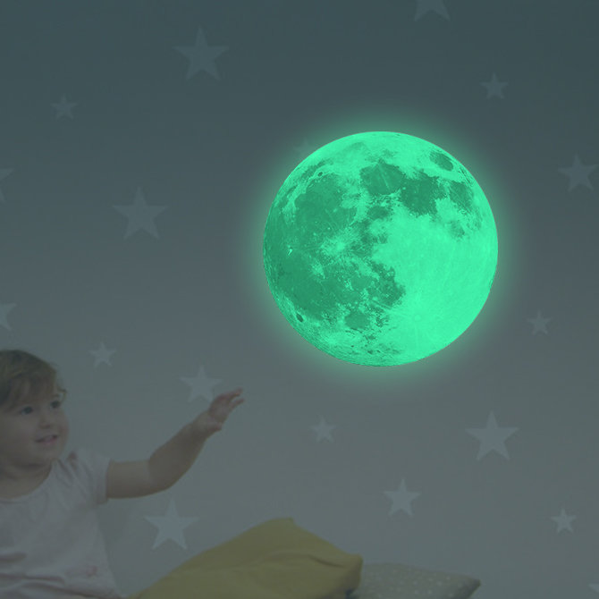 Astrology & Stars Wall Decal, Yellow, 1 Pack