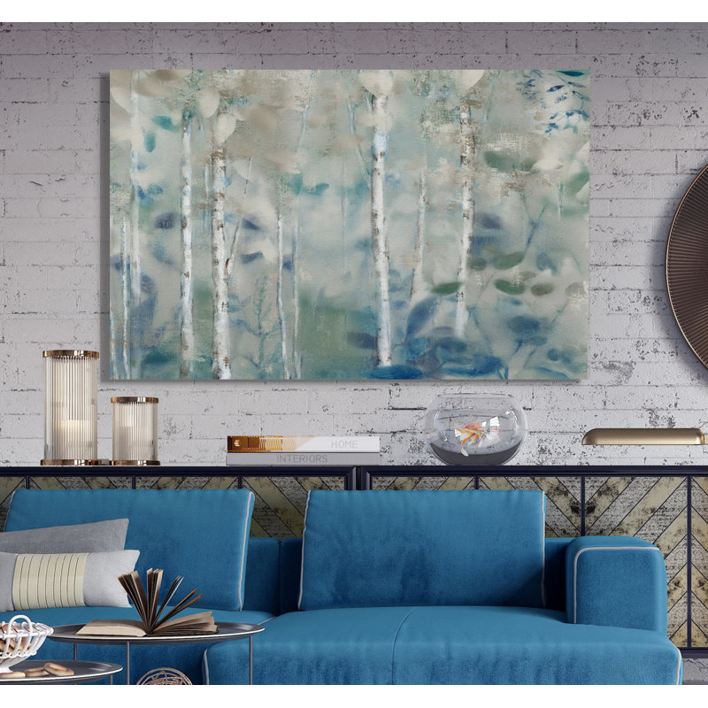 «Zen Forest II», reproduction de cadre photo sur papier, H 18 po x l 27 po x 1,5 po, Toile tendue