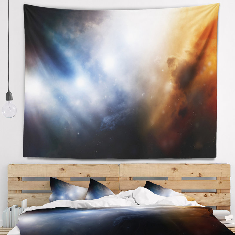 Tapis de ciel lumineux de spacescape, H 32 po x l 39 po