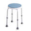Tabouret de douche pivotant à 360 ° avec hauteur réglable et sécurité antidérapante