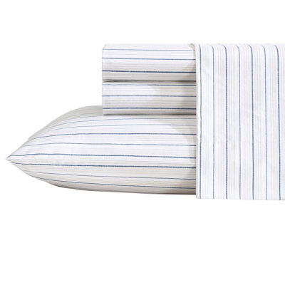 Ensemble de draps en percale de coton 200 fils Bradford