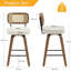 Swivel Upholstered Counter Stool-967829995