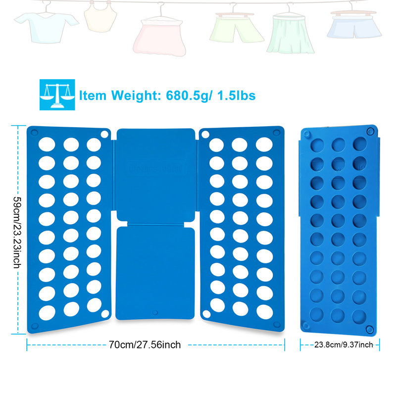 Naja 23.23'' Polypropylene Plastic Shirt Folding Board