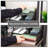 Mind Reader Metal Mesh Desktop File Organizer, 3-Tier Paper Tray with 5 Compartments, Office Mail Sorter, Black-1934696769