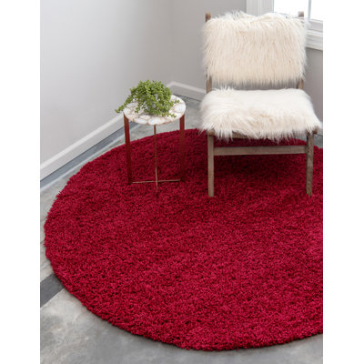 Tapis rouge cerise Angeline