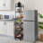 Namiko Bathroom Laundry Narrow Piaces Utility cart,Slim Slide Out Storage Tower Rack with Wheels,Kitchen Cart Rack
