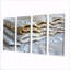 «Gold and White Moroccan Textiles III - Morocco», art mural sur toile-518448407