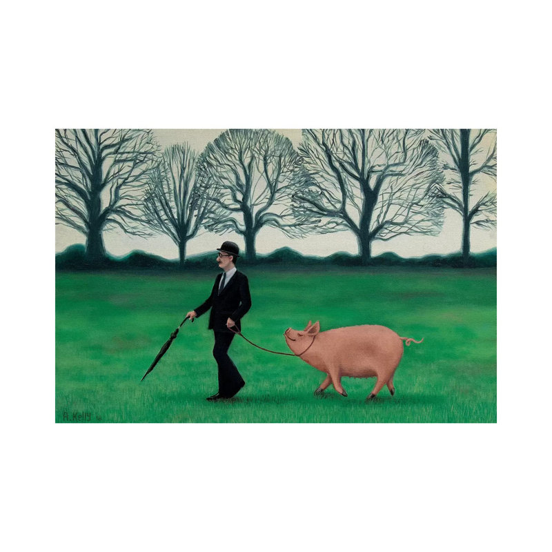 In England by Antoinette Kelly - Floater Frame Gallery-Wrapped Canvas Giclée on Canvas, Wrapped Canvas