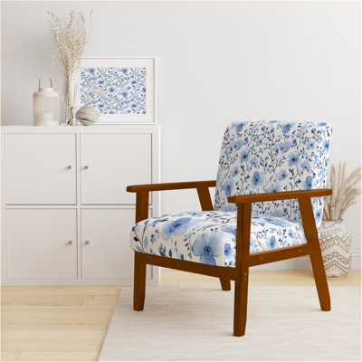 Chaise d'appoint Coastal - Fauteuil Blue Meadow