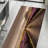 Soft Non-Woven Printed Rug with Subtle Geometric Pattern and Earth Tone Hues for Home Decor Enhancing Living Room Bedroom or Study Area Elegance-128598087