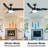Small-CF 42'' Ceiling Fan with LED Lights-1219610645