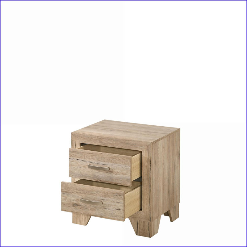 Table de chevet 2 tiroirs Miquell