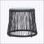 Table d'appoint en verre Boho Chic