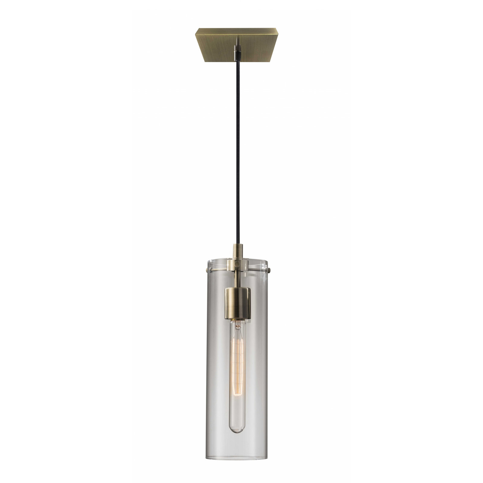 Gilbert Single Light Glass Dimmable Pendant