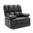 Batholo 43.3" Wide Manual Glider Upholstered Recliner-124005749