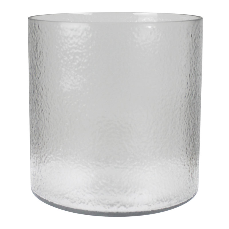 Hammered Cylinder Vase, Glass